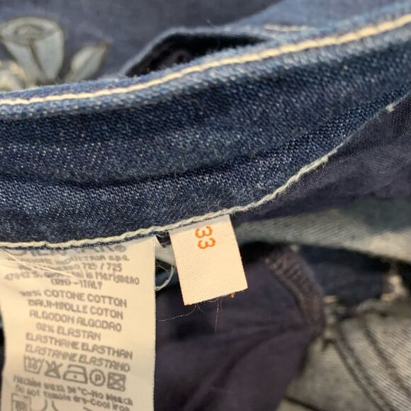 Vintage Design History Iceberg Scooby Blue Jeans with Embroidery - Picture 11 of 16